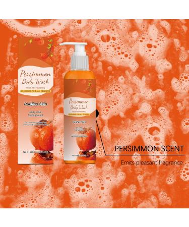  QPJUVC Persimmon Body Wash for men and women - Natural deodorant shower gel to control body odor and eliminate odors in the elderly deep skin cleansing - Buy Online on GoSupps.com