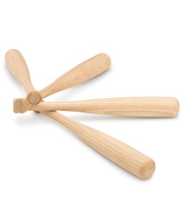 Mini Baseball Bats 6 Inch Perfect for Crafts Party Favors and Scrapbooking - Pack of 2 by Woodpeckers 2 6 Inch