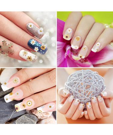 24 Grids 3D Sunflower Nail Stickers - Fall Sunflower & Glitter Designs for Nail Decorations - Buy Online on GoSupps.com