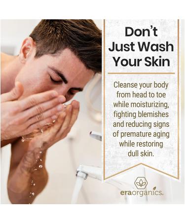 Era Organics Men s Face & Body Wash - USDA Organic Moisturizing Cleanser 8oz - Buy Online on GoSupps.com