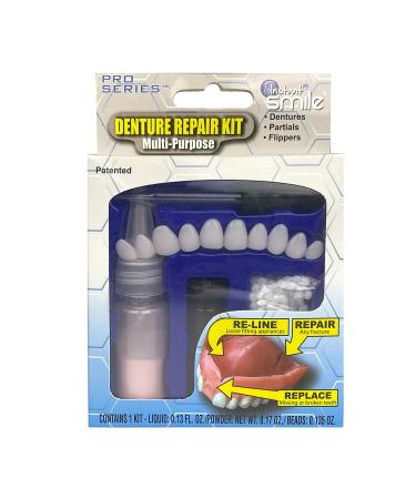 Denture Repair Kit & Reliner Disk with Denture Cream - Easy Denture Re-line Solution - Buy Online on GoSupps.com