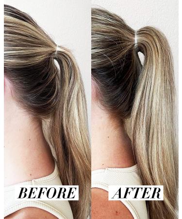 Kitsch PONYFULL Ponytail Volume Enhancer - Dark Brunette/Black - Volumizing Tool for Fine Hair - Adds Volume & Lift - Perfect for Daily & Occasional Styles - Buy Online on GoSupps.com