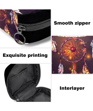 Bohemian Dream Catcher Period Bag - Sanitary Napkin Storage & Makeup Pouch - Buy Online on GoSupps.com