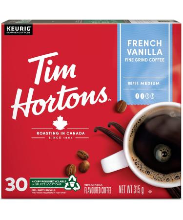 Tim Hortons Dark Roast Coffee Single Serve Keurig K-Cup Pods 72 Count & French Vanilla Coffee Keurig K-Cup Pods Flavoured Medium Roast 30 Count (Imported from Canada) Coffee + Coffee 30 Count Dark 72 Count (Pack of 1) - Buy Online on GoSupps.com