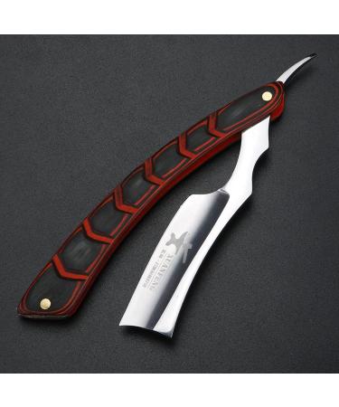 Premium Straight Razor Shaving Kit - Classic Cutthroat Razor for Men | Carbon Steel A03 Set - Buy Online on GoSupps.com