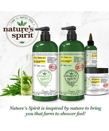 Nature's Spirit Scalp Soothing Tea Tree Oil Shampoo - 2.5 Ounce | Soothes Itchy Scalp | Buy Online Internationally - Buy Online on GoSupps.com