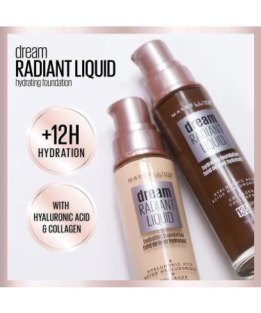 Maybelline Dream Radiant Liquid Makeup - Medium Coverage Hydrating - Nude Beige - 1 Fl. Oz - Buy Online on GoSupps.com