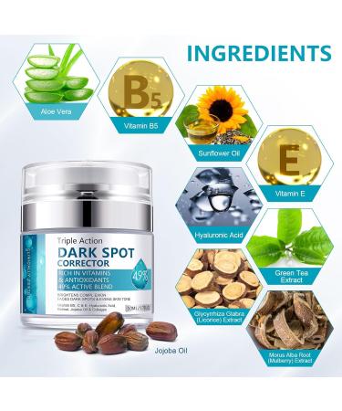 Crema para Manchas Oscuras en La Cara - Mejor Crema para Quitar Manchas 50 ML | Env o Internacional - Buy Online on GoSupps.com