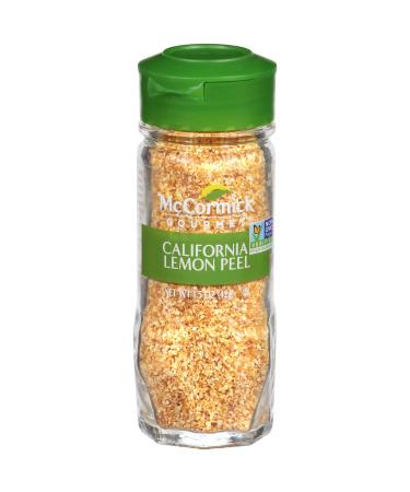 McCormick Gourmet California Lemon Peel, 1.5 oz