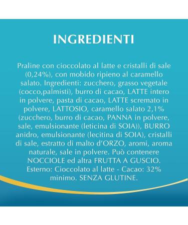 Lindt Lindor Caramello Salato Pralines au chocolat au lait et cristaux de sel avec caramel doux sal 200 g - Buy Online on GoSupps.com