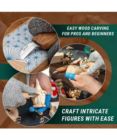 BeaverCraft Wood Carving Kit S16 - Complete Whittling Knife Set for Beginners - Buy Online on GoSupps.com
