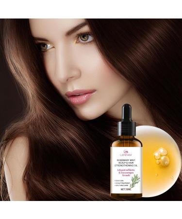 Organic Rosemary Oil for Hair Growth - 30ml Hair Care & Anti-Hair Loss Essential Oil - Buy Online on GoSupps.com