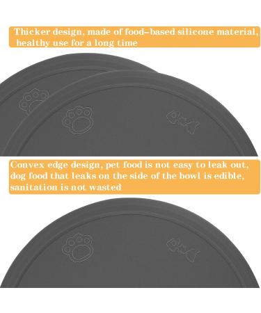 SUSSURRO Silicone Non Slip Dog Food Mat - Washable Pet Feeding Bowl Mat - Buy Online on GoSupps.com