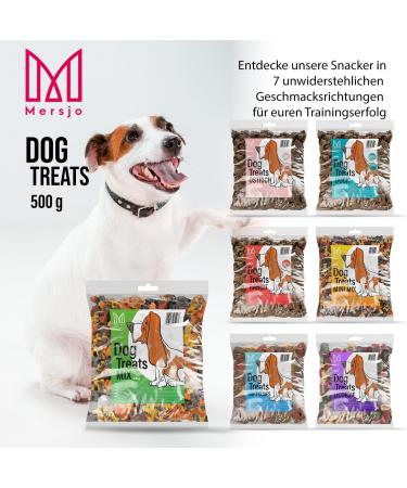 Mersjo Dog Snacks - 500g Training Treats Gently Dried Meat Delicacies for All Breeds Healthy Dog Food & Trainers - Buy Online on GoSupps.com