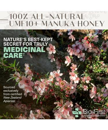 Bio-First Manuka Honey Skin Saver UMF10+ 50ml - Natural Gel Moisturizer for Eczema, Psoriasis, and Irritated Skin - Gluten-Free Formula for Adults - Buy Online on GoSupps.com