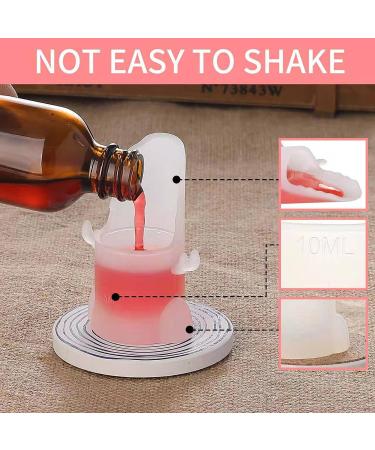 KACHITANY Baby Medicine Dispenser - 10 ml Graduated Oral Liquid Cups - Easy-to-Use Design - Transparent Reusable Dispenser - Buy Online on GoSupps.com
