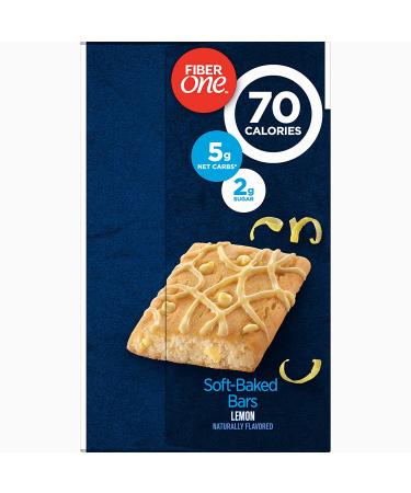 Fiber One Lemon Bar 70 Calorie Soft-Baked Bars Value Pack - 12 count - 0.89 oz - Buy Online on GoSupps.com