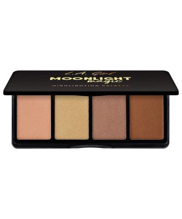 L.A. Girl Fanatic Highlight Palette  Moonlight Magic  1 Ounce Moonlight Magic 1 Ounce