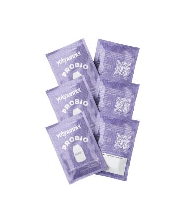 Yogourmet Kefir Starter with Probiotics (6 Sachets 6 Liters of Kefir) - Make Kefir at Home - Starter Culture - All Natural Gluten Free Kosher Halal - 3 g Sachets