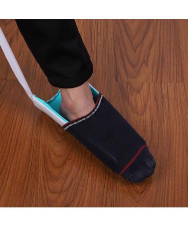 Sock and Stocking Aid for Seniors & Pregnant Women | Easy Shoe Opener & Dressing Assist - Buy Online on GoSupps.com