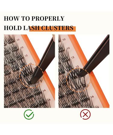 Buy DIY Lash Clusters - 88 PCS Natural Soft False Eyelashes & Portable Case | Airy Curl-D 10-16mm | International Shipping Available - Buy Online on GoSupps.com