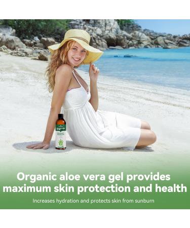 Aero Zen 99% Natural Aloe Vera Gel | Daily Hydration & After-Sun Relief | Lightweight Alcohol-Free Formula Deeply and Quickly Soothes Skin Suitable for Face/Body/Hair - 8.45 fl oz 8.45 Fl Oz (Pack of 1) - Buy Online on GoSupps.com