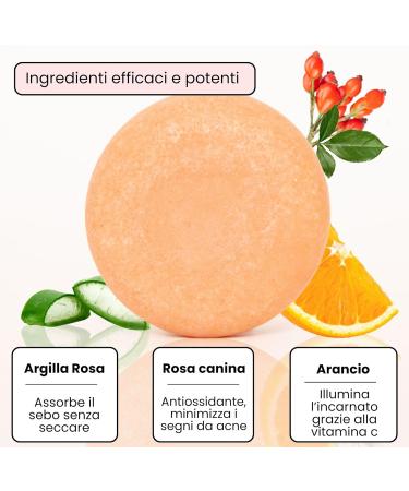 Enooso Nettoyant solide nettoyant pour le visage Mousse la rose et l'argile artisanale 100% naturel et v g talien pour un nettoyage quotidien et des soins cologiques de la peau - Buy Online on GoSupps.com