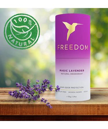 Freedom Deodorant Lavender Citrus 1.9 oz - Natural, Long-Lasting Odor Protection - Buy Online on GoSupps.com