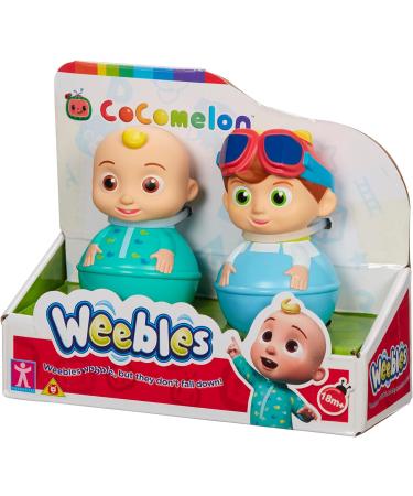 Weebles Cocomelon Set of 2 Figures JJ Pajamas & Tom Tom | Fun International Shipping - Buy Online on GoSupps.com