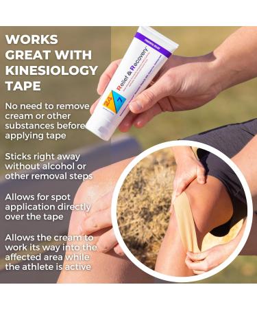 24/7 Relief & Recovery Topical Pain Relief Cream - Effective Muscle & Joint Pain Relief for Bursitis Sciatica & Feet - 4oz Tube - Buy Online on GoSupps.com