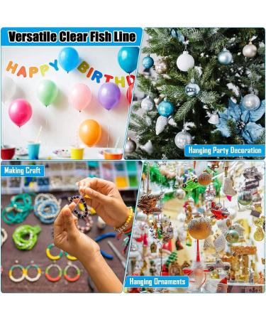 Clear Fishing Wire Acejoz 656FT | Strong Nylon String for Balloon Garland | 0.45mm, 40lb Capacity - Buy Online on GoSupps.com