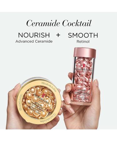 Elizabeth Arden Retinol Serum Ceramide Capsules 30 Count - Line Erasing Night Serum - Buy Online on GoSupps.com