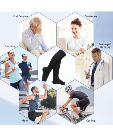 Buy Bella Medical Compression Stockings for Women - 23-32 mmHg Support Socks for Varicose Veins & Edema - XXL Black - International Shipping Available - Buy Online on GoSupps.com