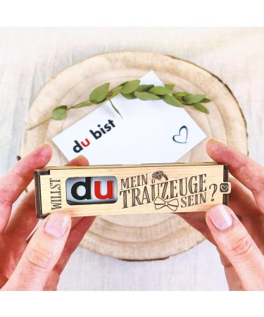 Chocolate Bar Gift Box for Best Man Proposal - Maundine Ask Man with Duplo | Unique Groomsmen Gift Ideas - Buy Online on GoSupps.com