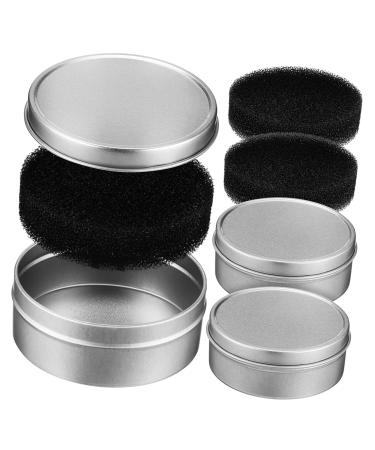 Angoily 3 Set Makeup Brush Cleaning Box Make up Remover Cleaning Sponge Esponjas Para Maquillaje Makeup Brush Tool Quick Color Changing Sponge Cleaning Pad Polyurethane Sponge