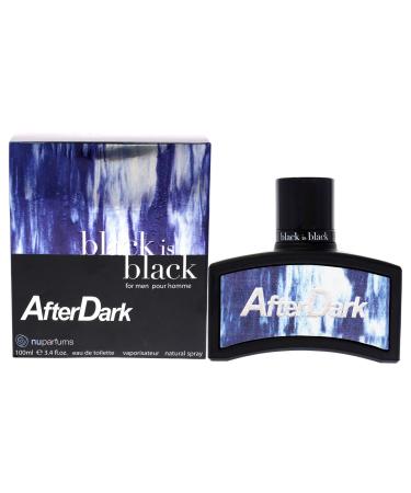 NU Parfums Black Is Black After Dark Men EDT Spray 3.4 oz 3.4 Ounce (Pack of 1)