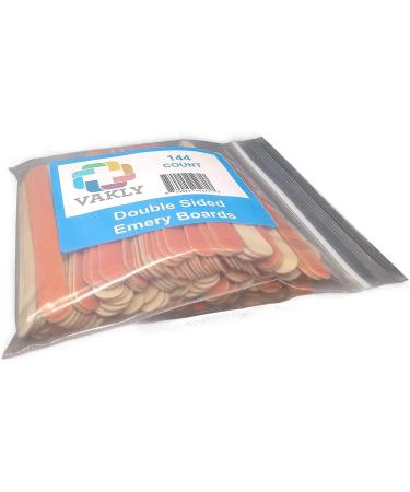 Dual Sided Emery Boards - 144 Count - Nail Files for Manicure and Pedicure - Shaping and Smoothing Finger and Toenails - Buy Online on GoSupps.com