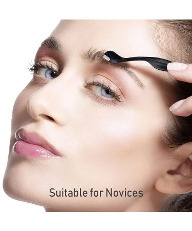 16-Piece Eyebrow Razors & Shapers for Women - Small Blade Size Facial Trimmer in Pink and Black - Buy Online on GoSupps.com