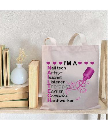PLITI Nail Artist Gift Nail Tech Tote Bag Nail Technician Gift Nail Tech Appreciation Gift Beautician Gift Nail Stylist Gift Nail Tech Artist Tgu - Buy Online on GoSupps.com