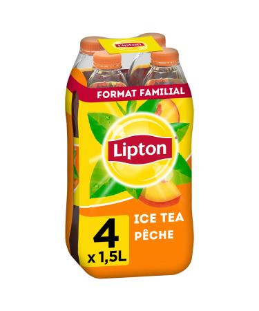 Lipton Lipton Ice Tea Peach Flavor Iced Tea 4 x 1.5 L