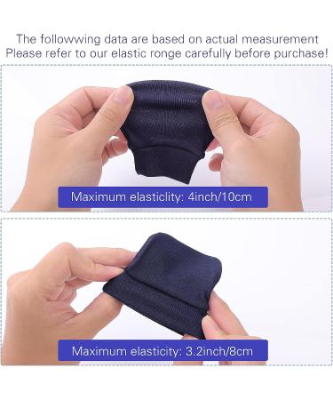 Lusofie 6 Pairs Baby Anti Scratch Mittens | Soft Cotton Infant Gloves for Newborn Boys and Girls 0-6 Months | Navy Blue, Dark Gray, Black - Buy Online on GoSupps.com
