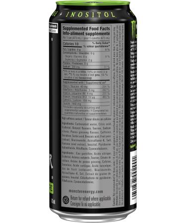 Monster Energy Zero Sugar 473mL Cans Pack of 4 - Buy Online on GoSupps.com