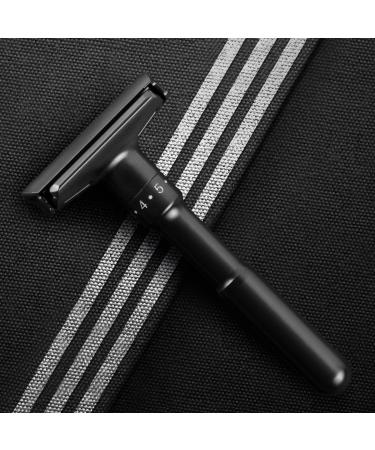 QSHAVE Adjustable Classic Safety Razor - Premium Men's Sharp Wet Razor for Precision Shaving | International Shipping - Buy Online on GoSupps.com