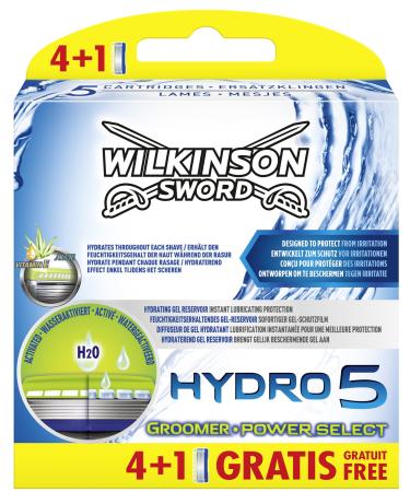 Wilkinson Sword Hydro 5 Groomer/ Power Select razor blades for men's razors 4 + 1 pcs