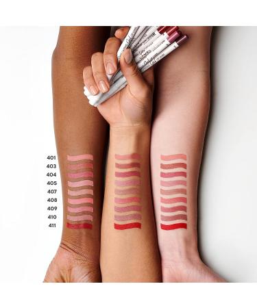 Lamel Gel Lip Liner N. 401 - Long-Lasting & Waterproof Pencil for Colorful & Textured Lips - Smudge-Proof Precision with Nourishing Ingredients - Peach Shade - Cruelty-Free - 1.7g - Buy Online on GoSupps.com