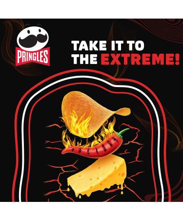 Pringles Flame Cheese and Chilli Tile Chips 160g - Buy Online on GoSupps.com