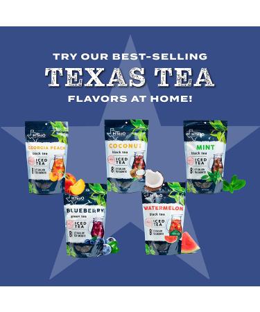 Homemade Georgia Peach Black Iced Tea Sachets - 4 Gallons, Pack of 8 Sachet Bags - Buy Online on GoSupps.com