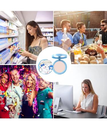 Finishing Powder - Brightening Setting Powder | Buildable Coverage Long-Wear Travel Size Oil Control Matte Powder for Light Medium & Tan Skin Coobaa - Buy Online on GoSupps.com