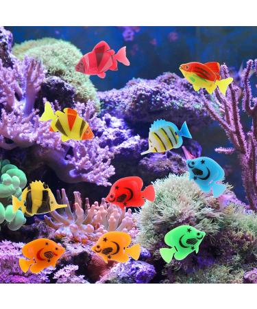 Shop Cobee 20-Piece Artificial Floating Fish for Aquarium | Realistic Tropical Fish Decorations & Bathing Toys - Buy Online on GoSupps.com
