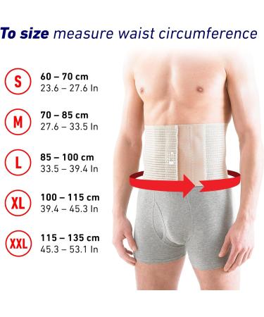 Neo-G Hernia Belt for Men and Women - Upper Abdominal & Umbilical Hernia Support - Breathable, Adjustable XXL Size - Buy Online on GoSupps.com